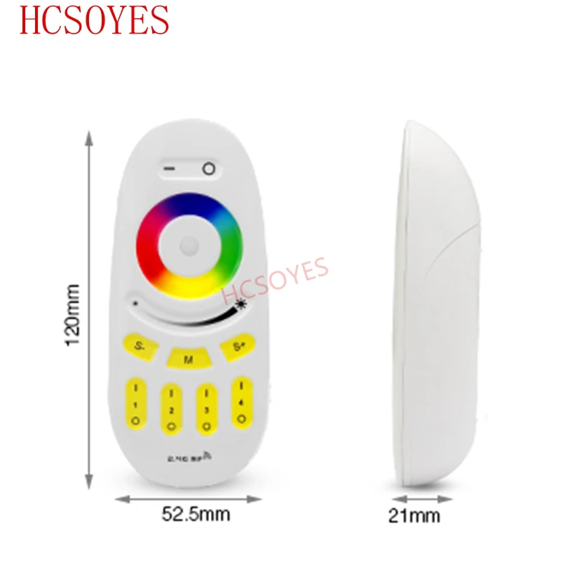 

Milight FUT096 2.4G LED Bulbs RGBW controller LED lighting Group Division 4 Zone RF Transmission