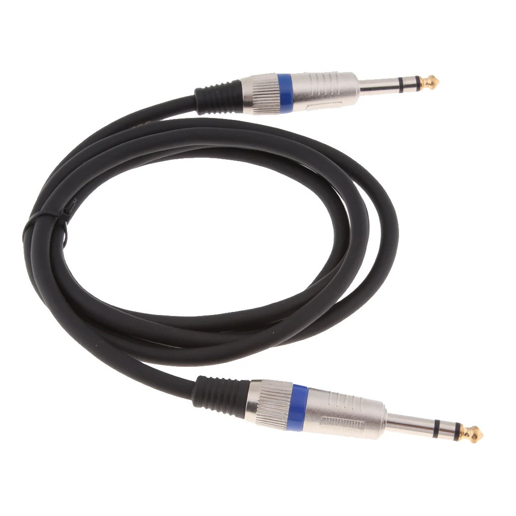 

1/4 to 1/4 6.35mm Balanced Stereo Audio Cable Cord for Studio Monitors Mixer