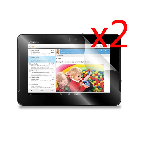 

2x Films +2x Cloth , Anti-Finger Anti-Glare Matte LCD Screen Protector Films Matted Film Guards For Asus padfone S (X) Tablet 9"