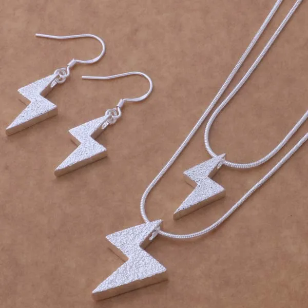 

wholesale High quality silver Fashion jewelry Necklace earrings WT-254