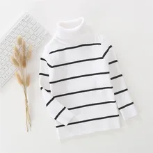 Children's sweater for boys Children's clothing Winter new Keep warm Kids sweater Turtle collar and 100% cotton striped sweater Children's sweater for boys Children's clothing Winter new Keep warm Kids sweater Turtle collar and 100% cotton striped sweater