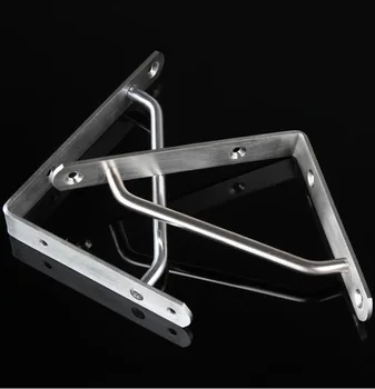 

Stainless steel Tripod Bracket wall shelf bookcase compartment Support Frame L200MM