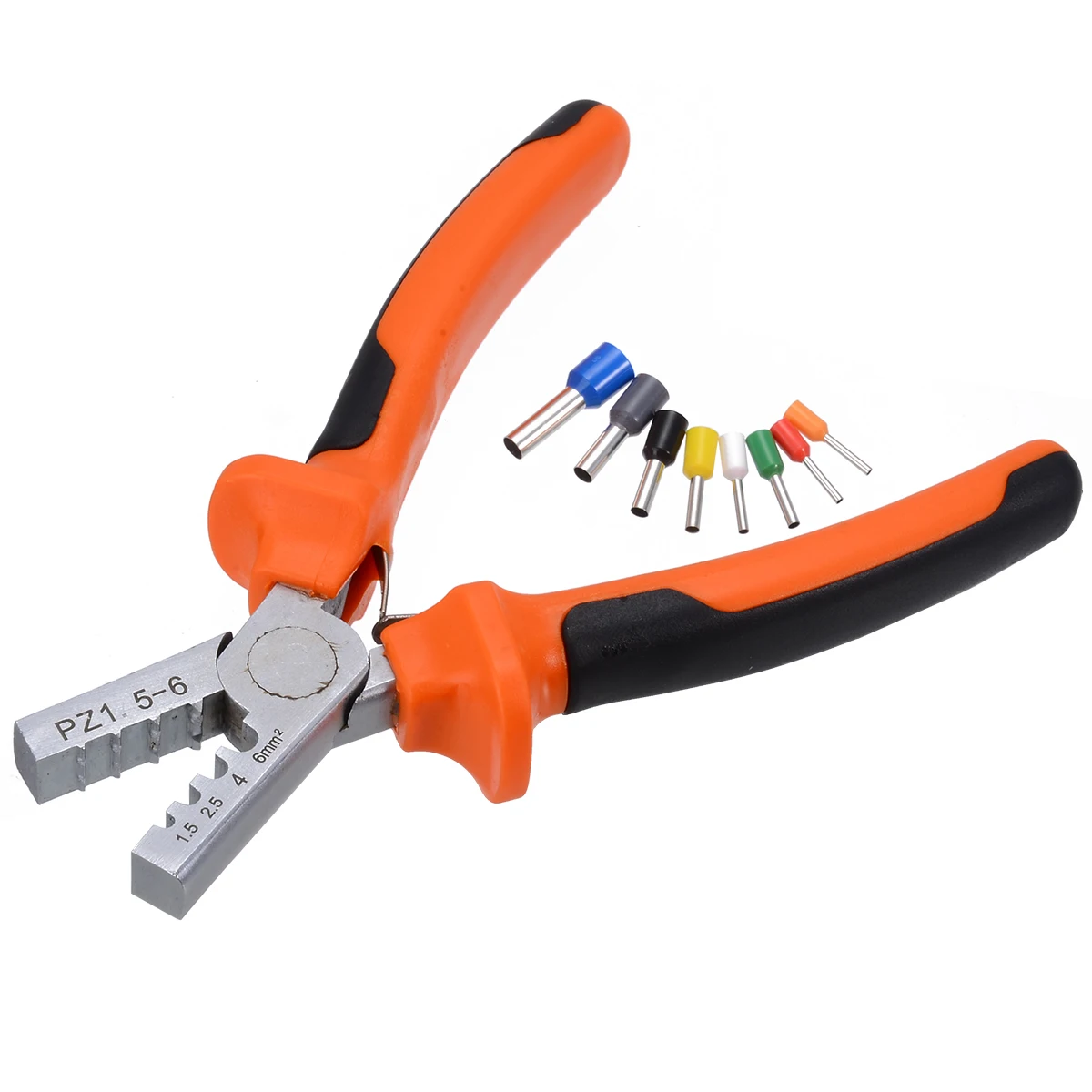 25-2. пассатижи для обжима проводов. кабельный наконечник (с обжимной втулкой) 25 кв. 5"/215мм ingco hwsp851. пассатижи для обжима проводов.