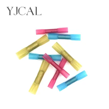 

50/100PCS BHT1.25 2 5 Insulated Heat Shrink Quick Butt Joint Waterproof Connector Wire Electrical Crimp Terminal High Quality