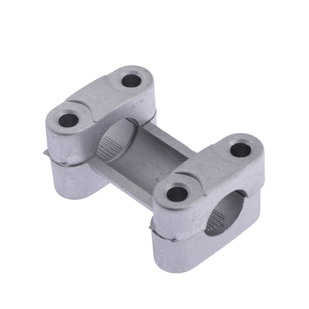  22mm Silver CNC Alloy Handlebar Riser Mount Clamp Adapter Universal  Handle Bar Clamp Adapter Riser Taper