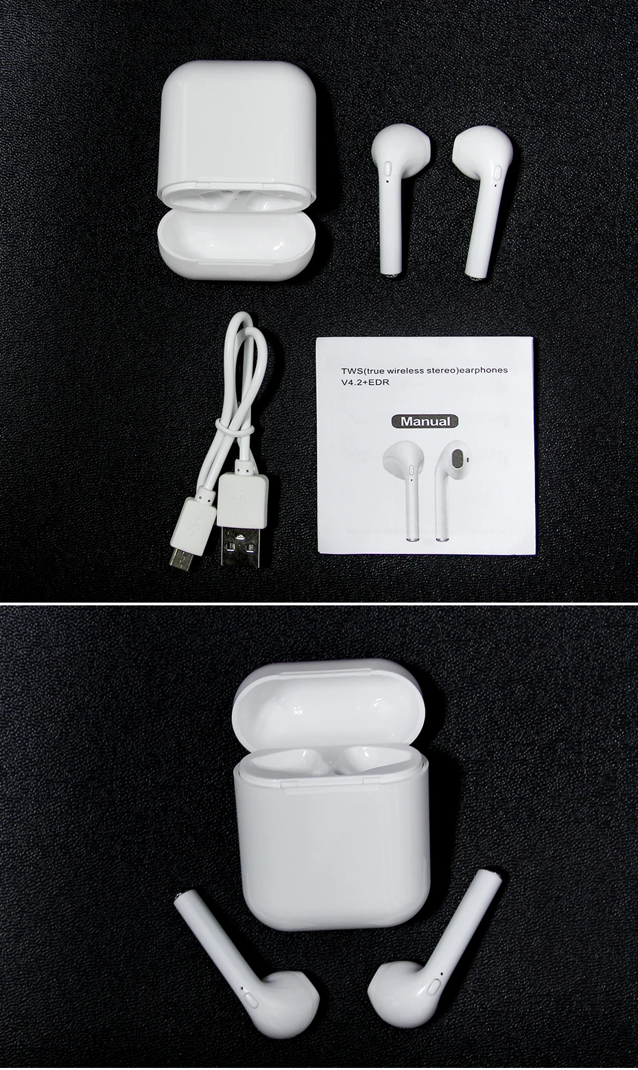 i9 Bluetooth Earphones Headphones Stereo Earbuds Wireless Headset Tws Sport Headphone With Charging Box Mic For All Smart Phone (13)