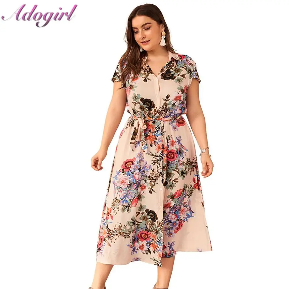 

Sundress Women Sexy Floral Print Boho Beach Wrap Long Dress Casual Short Sleeve Holiday Dresses Elegant Evening Party Vestidos