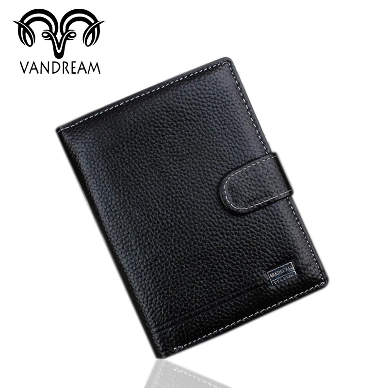 100 Genuine Leather Mens Passport Holder Wallets Man Cowhide Passport Cover Purse Brand Male