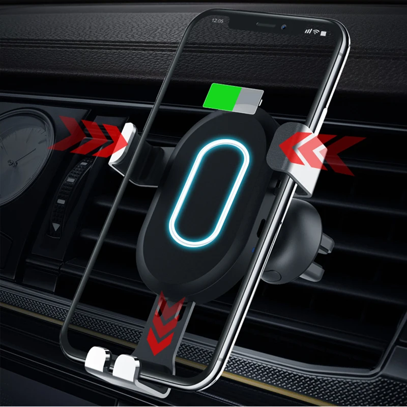 Car Qi Wireless Charger Compatible for iPhone Fast Wireless Car Charger Compatible for Samsung  XXM8