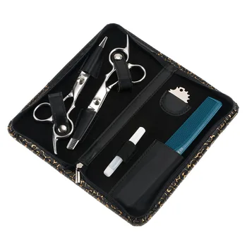 

2017 brand new arrival! 5 pcs a set pet hair coat grooming comb scissors shears