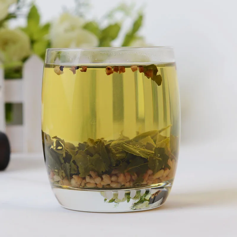 Free Shipping 100g Premium Brown Rice Green Tea Genmaicha Sencha with the rice   Free Shipping 100g Premium Brown Rice Green Tea Genmaicha Sencha with the rice