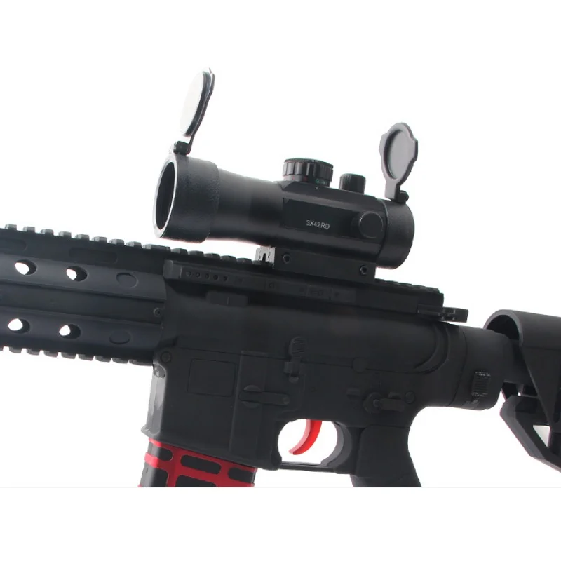 3X42RD الأحمر الأخضر نقطة البصر التكتيكية البصريات البصر صالح Picatinny السكك الحديدية جبل 20 مللي متر 11 مللي متر Riflescopes للصيد