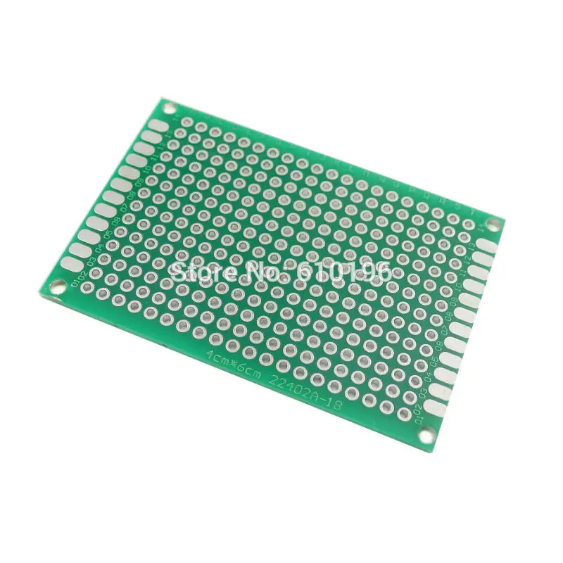 

4*6CM Double-Side Copper Prototype PCB Universal Board Breadboard Plate