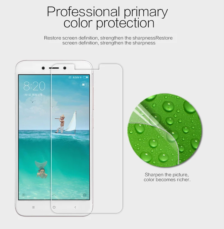 Защитная пленка NILLKIN 2 шт./лот для xiaomi redmi 4X/redmi 4X pro prime|screen protector|screen protector filmscreen