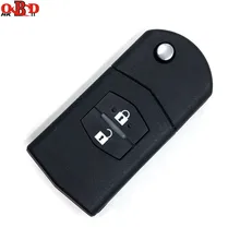 HKOBDII New For Mazda 3 6 2 Buttons Flip Remote Car Key 315/433MHZ With 80bit 4D63 Chip M3 M6,Hot!High quality