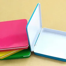 100*95*17 мм прямоугольная коробка для сигарет жестяная коробка для хранения открытки коробка для конфет чехол для визиток