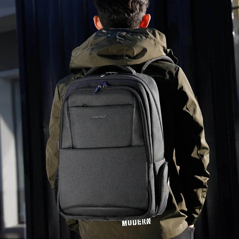 Tigernu de marca, para hombre mochila portátil de 15,6 hombres de mochila usb gran viaje mochilas slim impermeable anti robo mochila Mujer Tigernu de marca, para hombre mochila portátil de 15,6 hombres de mochila usb gran viaje mochilas slim impermeable anti robo mochila Mujer