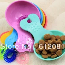 Собака еда глубокий круглый cat еда заступ домашнее животное подачи домашнее животное глубокий круглый собака поставки разноцветный 10 шт. / много