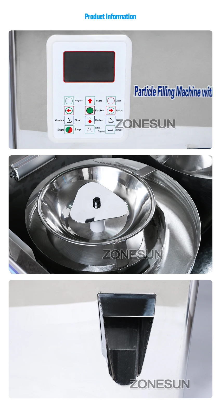 ZONESUN машина для упаковки чая Саше машина для наполнения банок машина для наполнения гранул Медлар автоматическая машина для взвешивания порошковый наполнитель