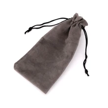 50 шт./партия 9x18 см серый бархатный мешок браслет Подарочная Косметика ювелирные изделия Упаковочные мешочки с затяжками Подарочная сумка мешочки можно сделать индивидуальный логотип