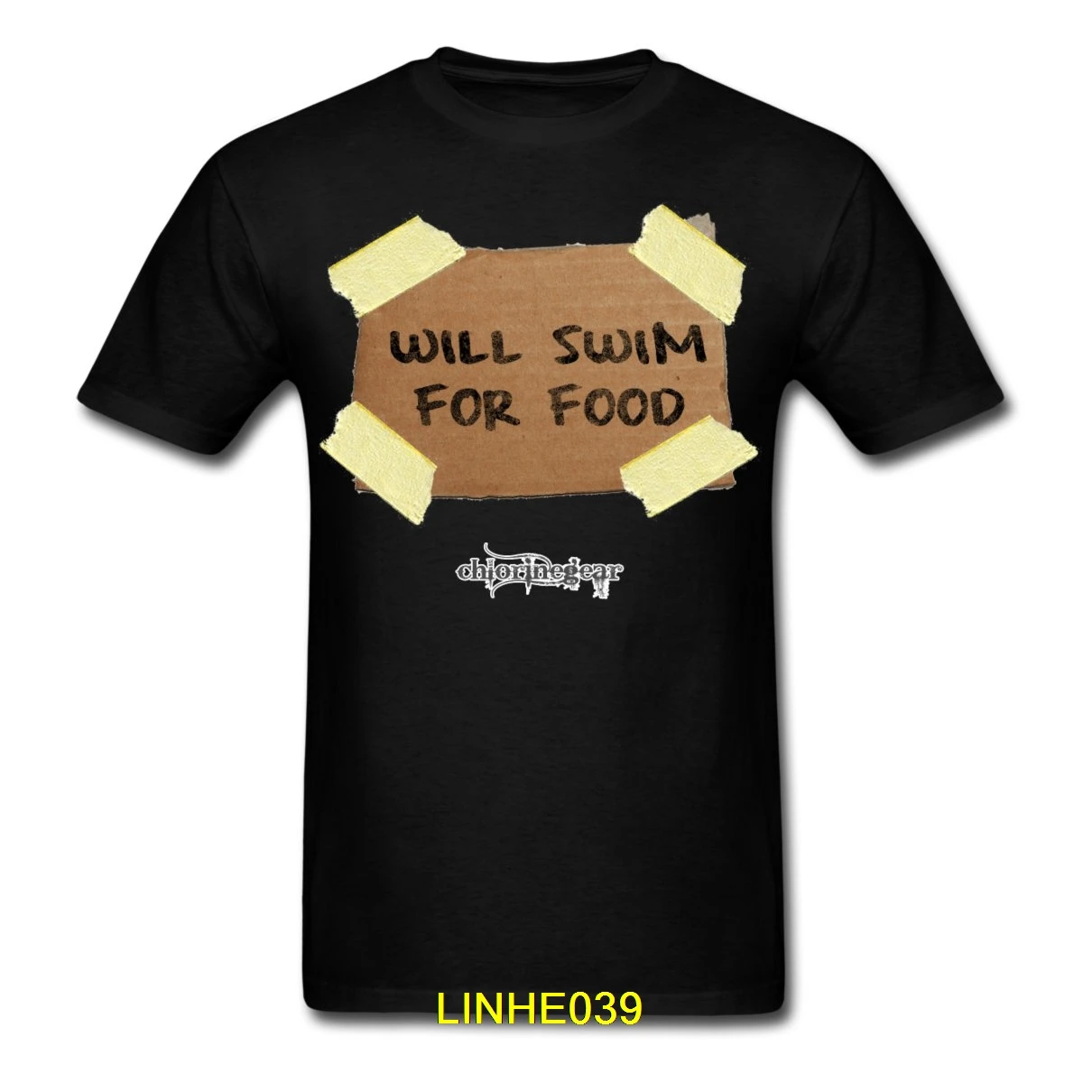 Will Swimmer For Food Men's T-Shirt Summer T Shirt Brand Fitness Body Building Men Cool Tees Tops High Quality | Мужская одежда