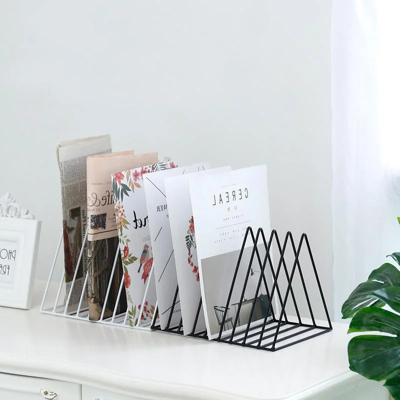 Nordic Triangle Simple Wrought Iron Desktop Storage Rack Shelf File Magazine Bookend Office Rack Stationery Organizer Holder
Nordic Triangle Simple Wrought Iron Desktop Storage Rack Shelf File Magazine Bookend Office Rack Stationery Organizer Holder