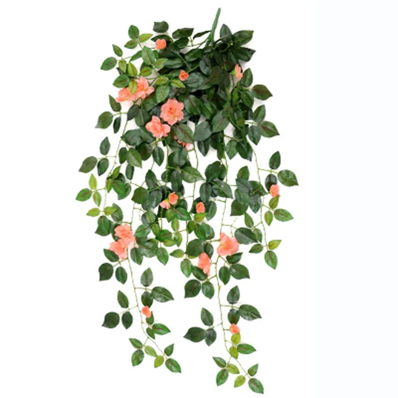 Artificial Dried Flowers Simulation flower rose vine hanging wall hanging orchid basket living room balcony home decor JUN27