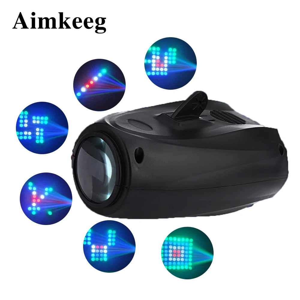 Aimkeeg 64LED 10 W الصوت أضواء DJ ديسكو ضوء RGBW المرحلة أضواء تأثير وضع ديسكو العارض بار DJ مصباح Aimkeeg 64LED 10 W الصوت أضواء DJ ديسكو ضوء RGBW المرحلة أضواء تأثير وضع ديسكو العارض بار DJ مصباح