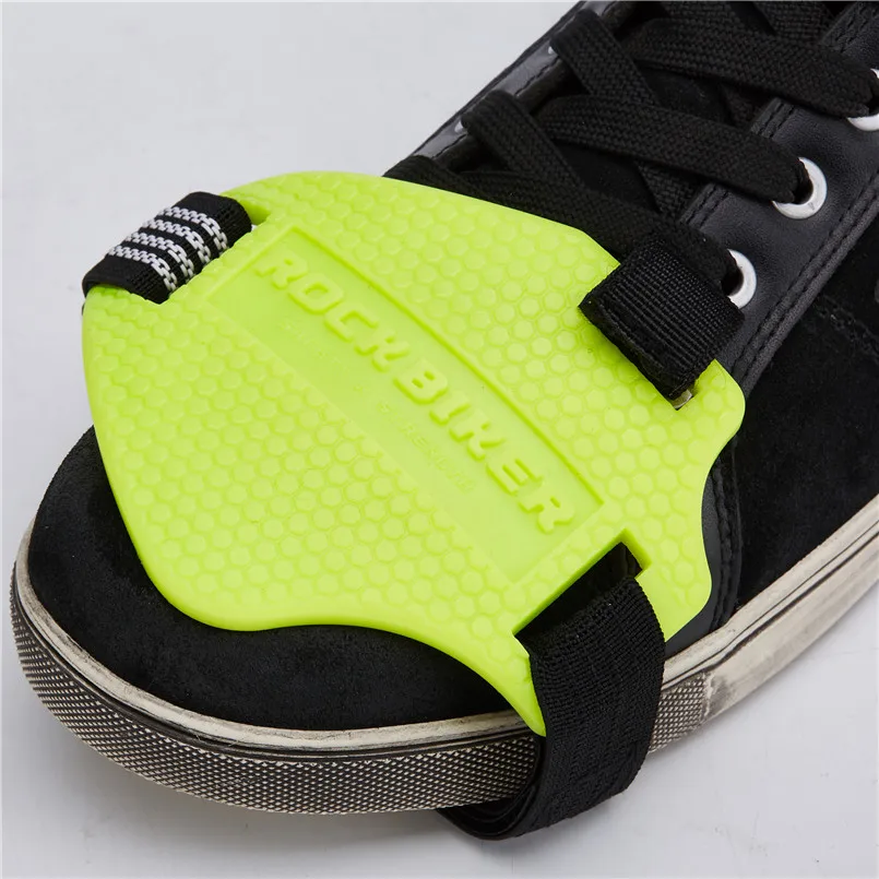 ROCK BIKER Black Fashion Motorcycle Shift Pad Wear resisting Rubber