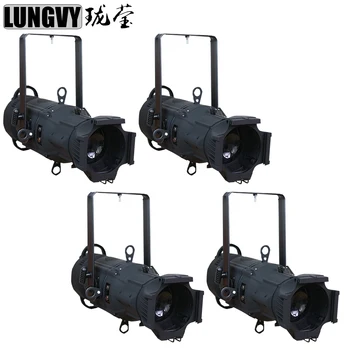 

Free Shipping 4pcs/Lot COB RGBW 200W 4in1 Led Prefocus Profile Background Studio Light Stage Profile Light DMX512