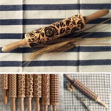 Больше моделей! Рождество тисненая Скалка DIY выпечки печенье, бисквитный торт тесто выгравированы ролик оленей звезда Дерево Индивидуальные