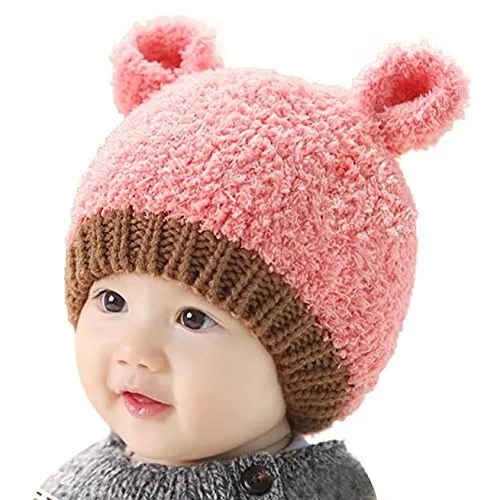 2016 New Baby cap autumn winter baby cap warm child cap cute hat in
