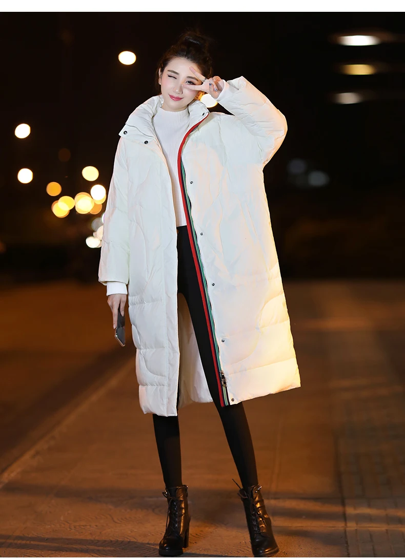 2019 Winter New Down Jacket Medium And long Section Large Size Women's Winter Jackets  Casual Fashion Coat Female (4)