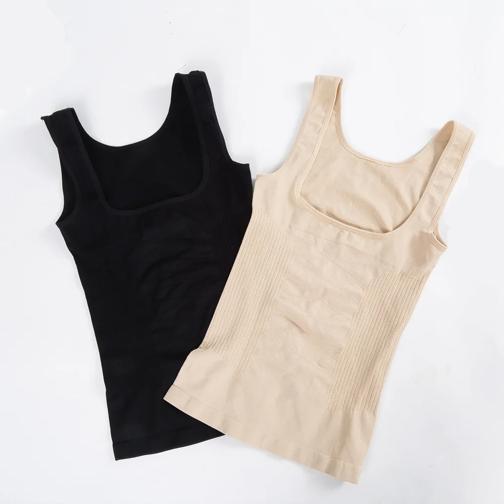 CIVS-033 women body shaper plus size bra cami tank top slimming vest corset shapewear slim up lift