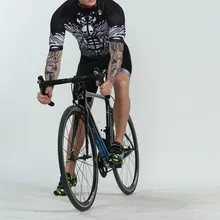 Мужской комплект с короткими рукавами для езды на велосипеде boestalk, велосипедная майка+ шорты-комбинезон, триатлонный костюм для горной дороги, гоночной команды