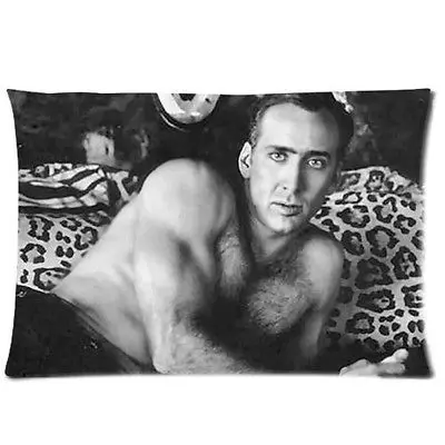 

Hot Leopard Nicolas Cage Pillowcase Nicolas Cage Pillows Covers Cases Rectangle Gifts 20"x30" Two Side Decorative Print Zippered