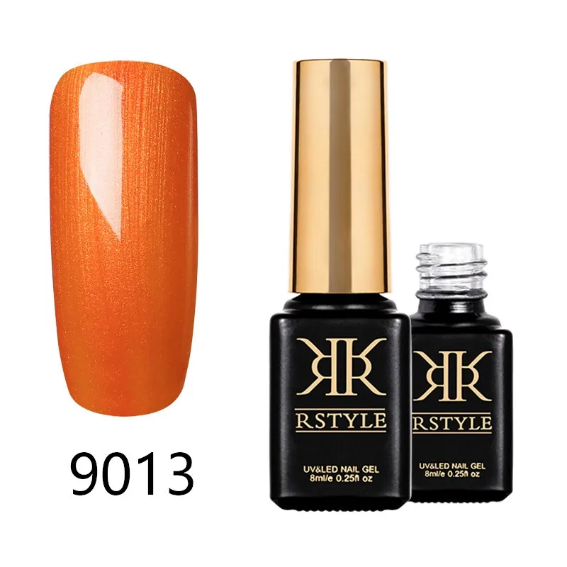 Лак для ногтей rstyle 8 мл 9001-9062 чистый цвет УФ-гель для ногтей Soak Off Nail Art Полупостоянный гель лак набор для наращивания ногтей праймер - Цвет: SC9013