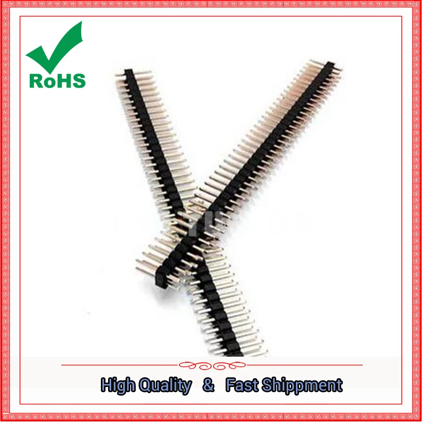 

10PCS 2*40PIN 1.27MM Double Row Male Pin Header 2X40PIN 1.27MM PIN Connector Pin Strip 40p*2