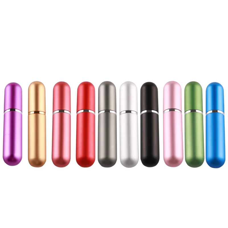 

25pcs/lot 6ml Empty Perfume Bottle Mini Portable Travel Refillable Perfume Atomizer Bottle For Spray Scent Pump Case With Box