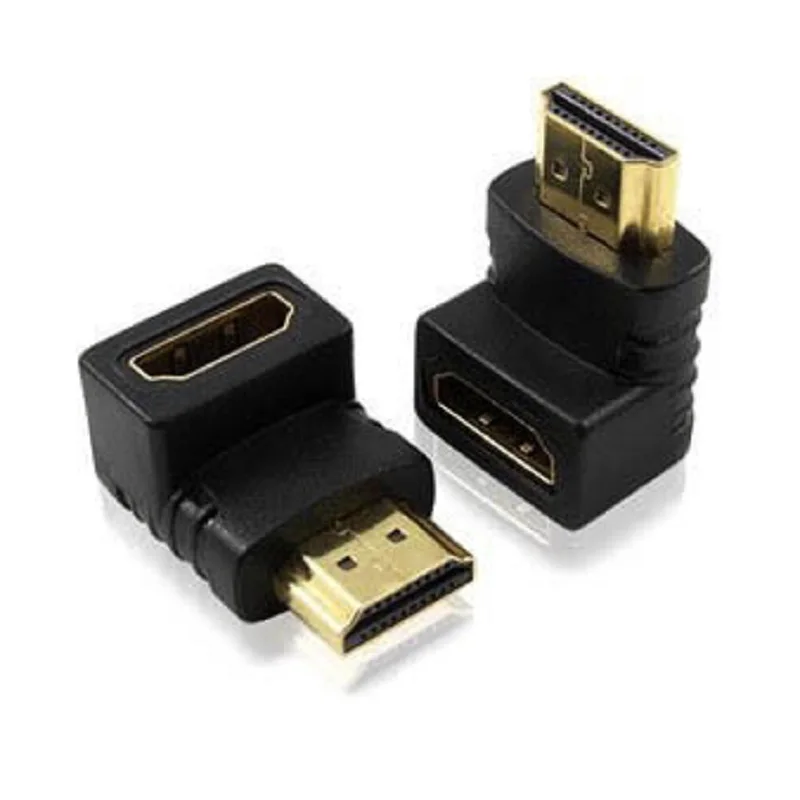 HDMI Мужской к женскому Порт Saver 90 градусов адаптер Высокое качество HDMI адаптер для мужчин и женщин