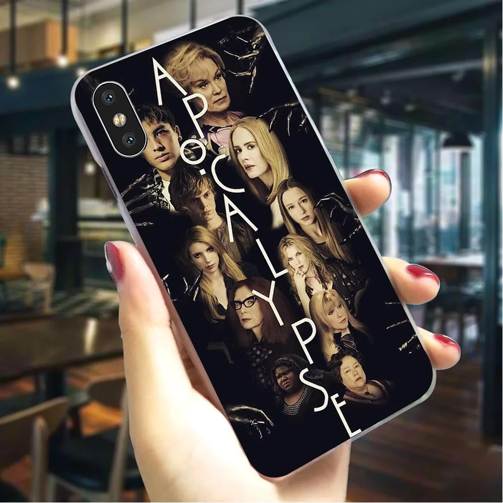 ТВ American Horror Story чехол для телефона чехол для iPhone 5S 5 SE 6 6S Plus/6 Plus/6 S Plus 7 8/7 8 плюс X XS XR Xs Max жесткий чехол с принтом