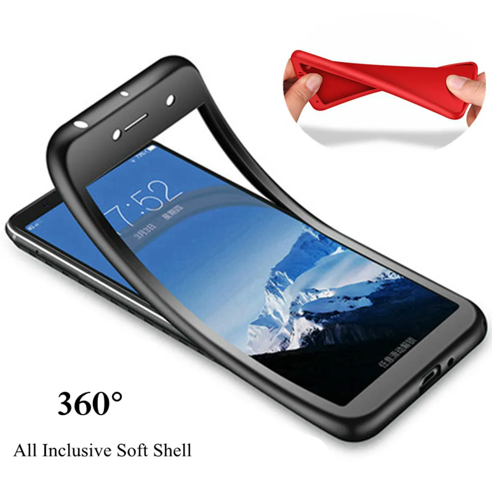 

Luxury 360 Full Soft Case For Xiaomi Mi 8 Lite SE A2 Lite A1 6X Pocophone F1 Cover For Redmi Note 5 6 Pro 3 4 4x 5 Plus 5A 6A S2