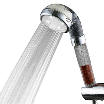 

New colorful 5 LED Shower Head Faucet Light White Colors Change Bathtub Glow Shower Light Water Flow Shower Head Light