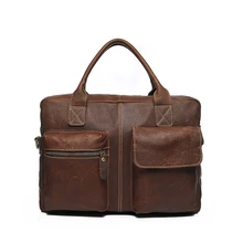 Новая мужская сумка из натуральной воловьей кожи сумка через плечо дорожная сумка, портфель для ноутбука сумка
