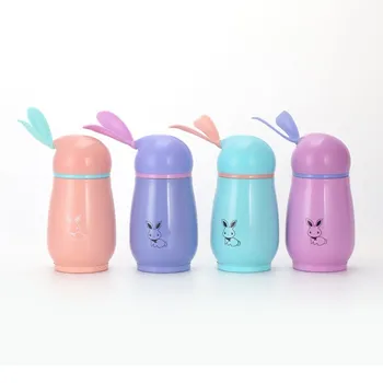 

260MLChildren Thermos Cups Creative Rabbit Shaped Stainless Mug Steel Portable Insulation Solid Feeding