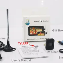 Микро USB цифровой DVB-T DVB-T2 ТВ тюнер приемник для Android телефона и планшета