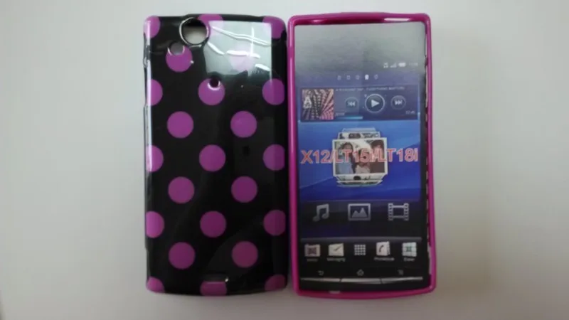 Sony Xperia arc S LT18i Polka Dots Case (9)