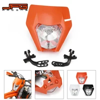 Novo 2017 motocicleta supermoto universal farol luz para ktm exc exc exf sxf sx xcw xcf xcfw 125 150 250 350 450 530 1