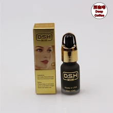 Глубокий Кофе Импорт Перманентный Макияж MicroPigment Косметический Руководство Татуировки Чернила, Краска 10 МЛ/Бутылка Для 3D Глаз Бровей Губ