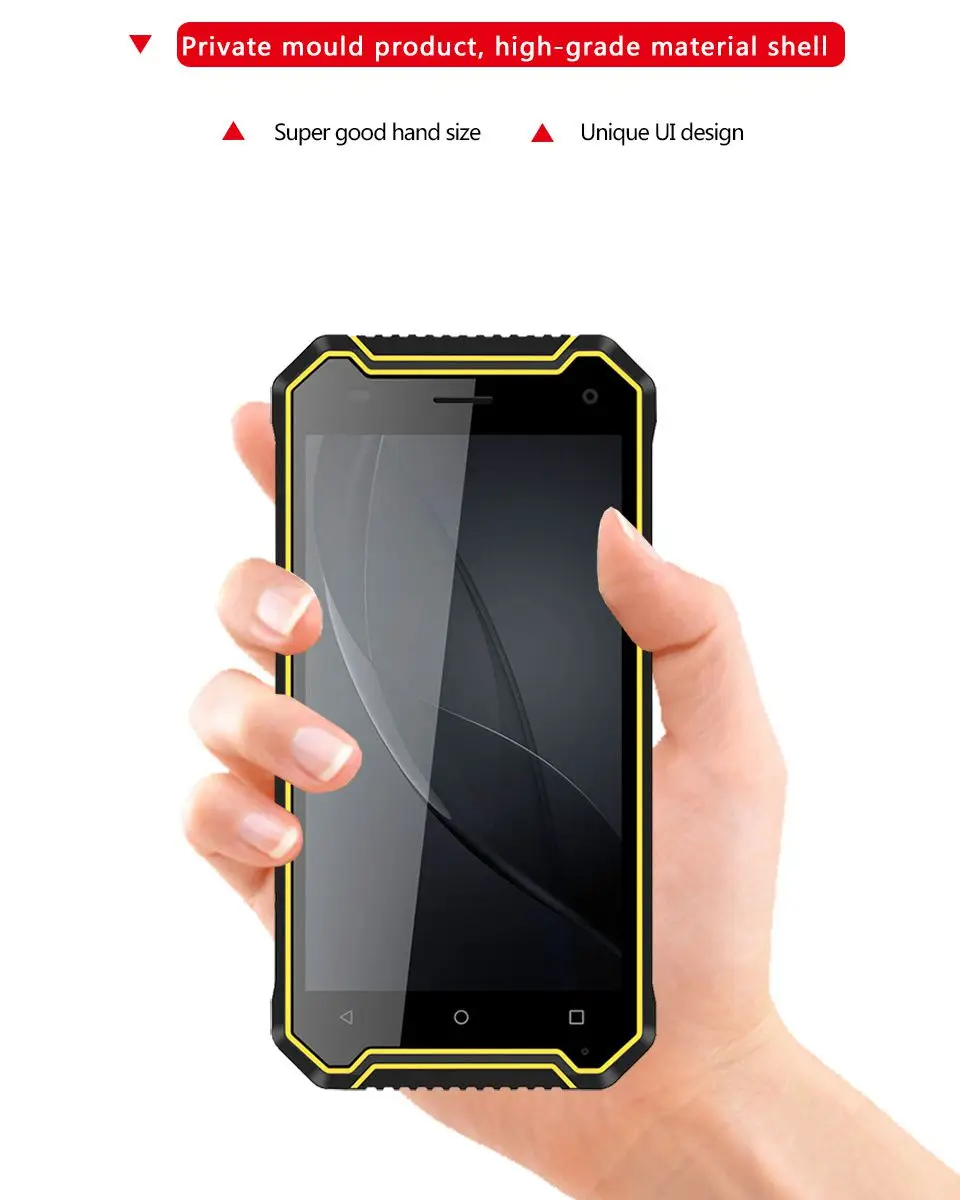 China Original JEASUNG P8 IP68 Rugged Waterproof SmartPhone outdoor slim Moble phone Android 7.0 4G Shockproof 3GBRAM Cellphone